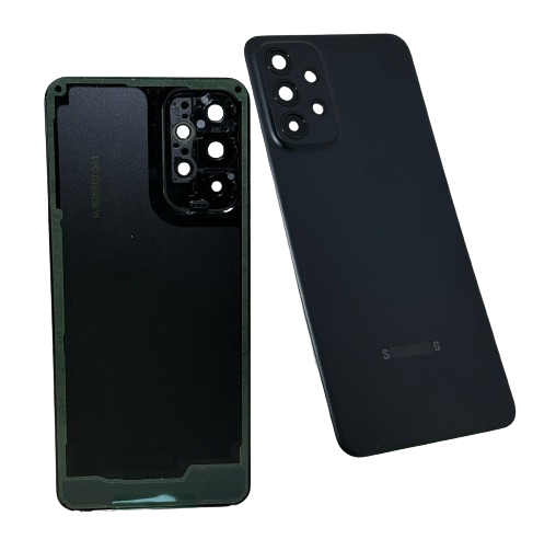 [X5821背面パネル｜バッテリーカバー｜バックカバー] （取り寄せ品）Galaxy A23 5G バックパネル 黒｜取り外し品