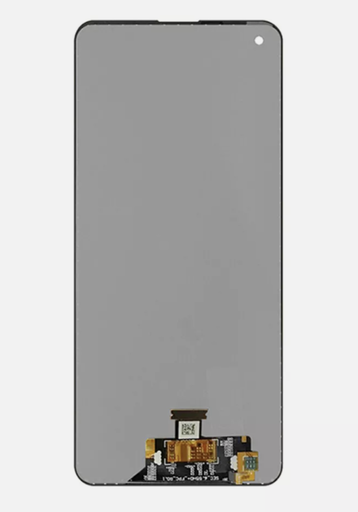 [X5864液晶｜LCD] （取り寄せ品 ）Galaxy A21S フロントパネル 黒｜再生品