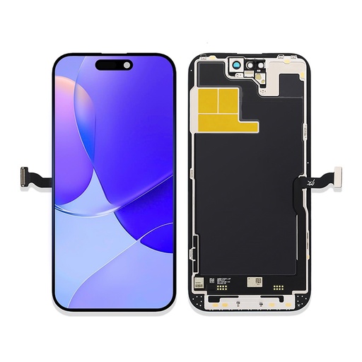 [X5881互換パネル｜液晶] iPhone 14Pro フロントパネル 黒｜互換品 LCD FHD JK製