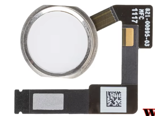 [X5904ﾎｰﾑﾎﾞﾀﾝ] iPad 10.5｜Pro 12.9（第2世代）｜Air3  ホームボタンケーブル 銀