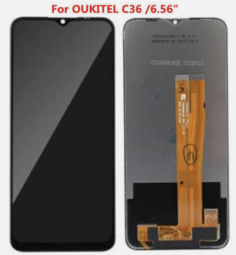 [X5997液晶｜LCD] OUKITEL C36 フロントパネル 黒｜再生品