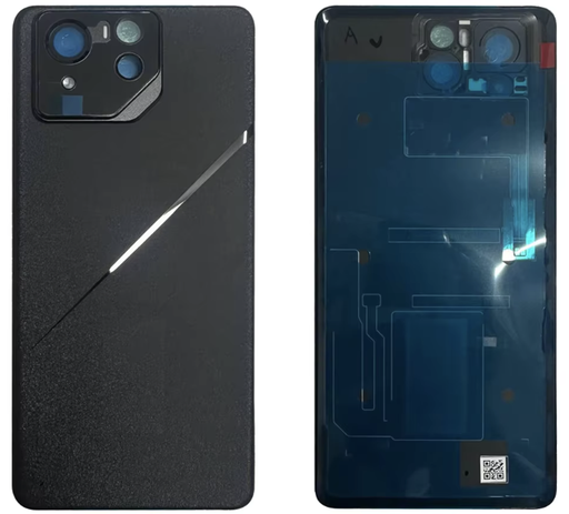 [X6004背面パネル｜バッテリーカバー｜バックカバー] ASUS ROG Phone8 Pro バックパネル 黒