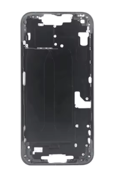 [X6005背面ガラス] iPhone 14ミドルフレーム  互換品 黒