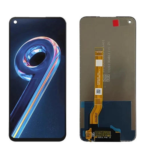 [X6013液晶｜LCD] （取り寄せ品）Realme 9 Pro 5G フロントパネル 黒｜再生品