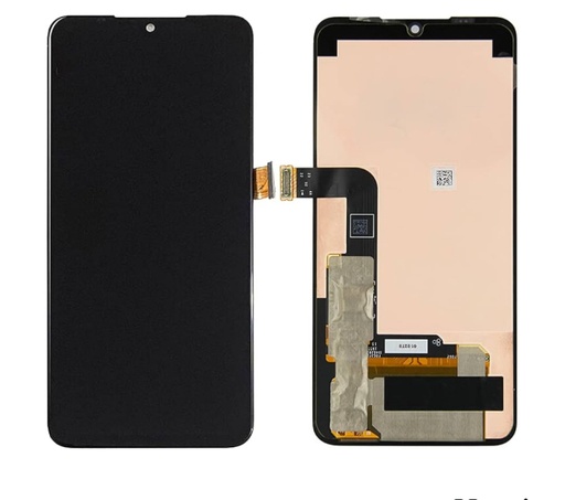 [X6030液晶｜LCD] LG G8X ThinQ フロントパネル 黒 ｜OLED純正組立品