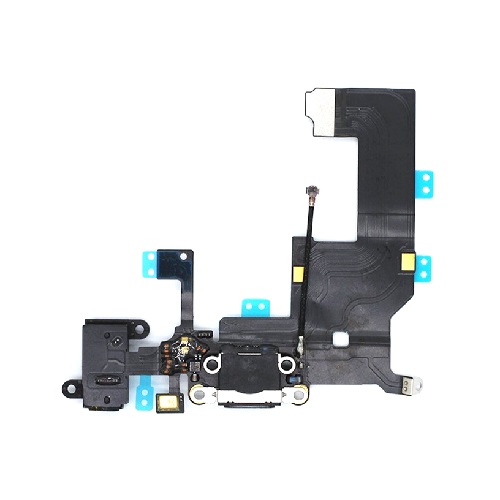 [X2282ライトニングコネクター｜充電ポート] iPhone 5G ドックコネクター 黒 互換品