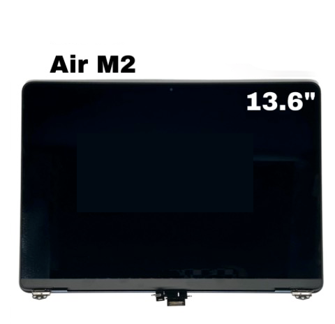 [M2109ﾃﾞｨｽﾌﾟﾚｲ（ﾐｯﾄﾞﾅｲﾄ）] （取り寄せ品 ）MacBook Air 13.6" M2 2022 (A2681) 液晶 一体型 (枠付) ミッドナイト ｜純正組立品