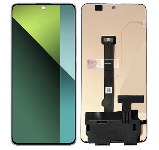 [X6055液晶｜LCD] Xiaomi Redmi Note 13Pro 5G（XIG05） フロントパネル 黒 ｜OLED純正組立品