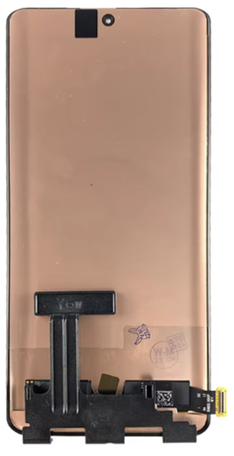 [X6070液晶｜LCD] （取り寄せ品 ）Vivo X60 Pro V2046 フロントパネル 黒 ｜OLED純正組立品