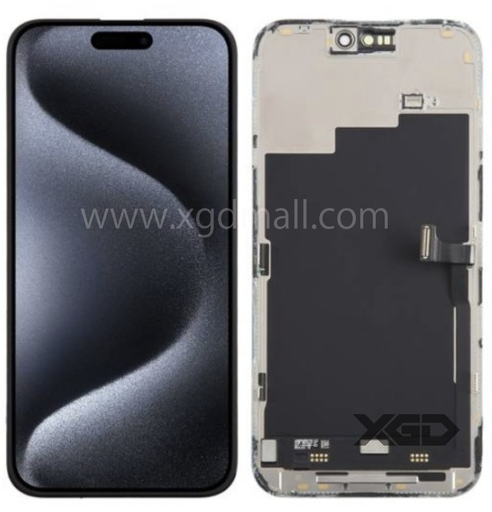 [X6098再生パネル｜液晶] iPhone 16ProMax リペアパネル 黒