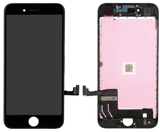 [X2058互換パネル｜液晶] iPhone 7G フロントパネル 黒｜互換品