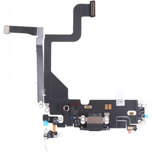 [X2364ライトニングコネクタ｜充電ポート] iPhone 13Pro ドックコネクター 黒  取り外し品