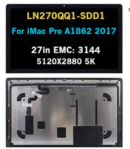 [M2110iMac Pro (2017)] （取り寄せ品）iMac Pro 27 inch A1862 （2017） 液晶