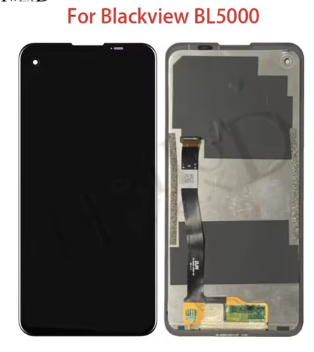 [X6152液晶｜LCD] （取り寄せ品）BlackView BL5000 フロントパネル 黒