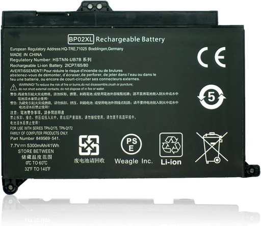 [X6159電池] HP Pavilion 15-au000 15-au100 Series バッテリー