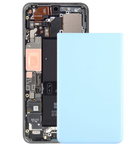 [X6168背面パネル｜バッテリーカバー｜バックカバー] Google Pixel 8Pro バックパネル 下 青