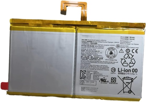 [X6182電池] （取り寄せ品 ）Lenovo Yoga Tab YT-J706X バッテリー