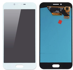 [X3214液晶/LCD] （販促品）Galaxy A8 フロントパネル 白