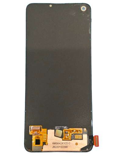 [X6216液晶｜LCD] （取り寄せ品 ）OPPO Reno7 Lite 5G フロントパネル 黒