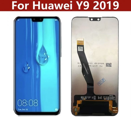 [X6298液晶] （取り寄せ品）HUAWEI Y9 （2019） フロントパネル 