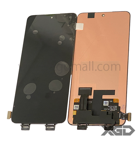 [X6376液晶｜LCD] OPPO Reno 11 A｜11 F フロントパネル 黒 海外版｜純正組立品