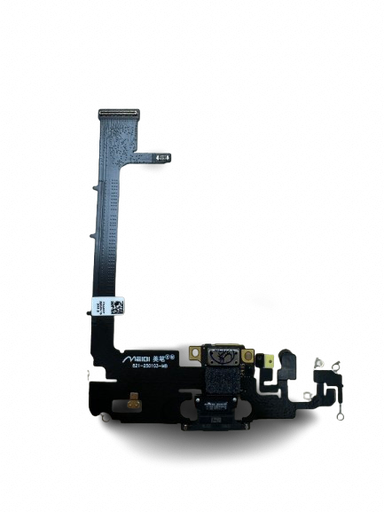 [X6406ライトニングコネクタ｜充電ポート] iPhone 11ProMax ドックコネクター 黒 互換品