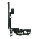 [X6417ライトニングコネクタ｜充電ポート] iPhone 12ProMax ドックコネクター 黒 互換品