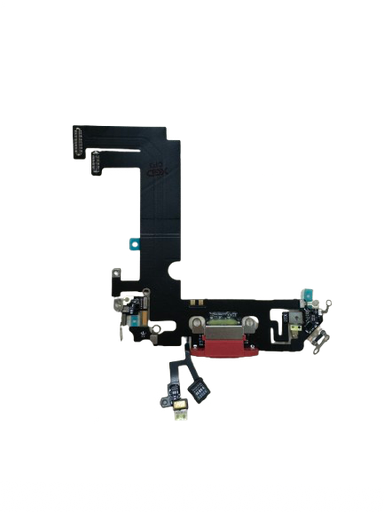 [X6424ライトニングコネクタ｜充電ポート] iPhone 12mini ドックコネクター 赤 互換品