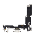 [X6456ライトニングコネクタ｜充電ポート] iPhone 14Plus ドックコネクター 白 互換品
