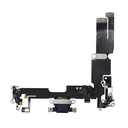 [X6457ライトニングコネクタ｜充電ポート] iPhone 14Plus ドックコネクター 黒 互換品