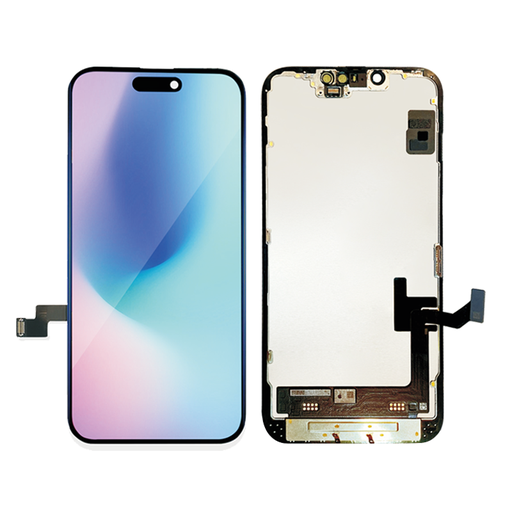 [X6500互換パネル｜液晶] iPhone 16e｜17e フロントパネル 黒｜互換品 LCD FHD JK製