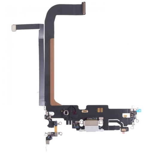 [X2367ライトニングコネクター｜充電ポート] iPhone 13ProMax ドックコネクター 白  取り外し品