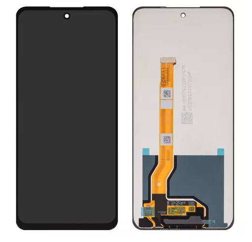 [X6523液晶｜LCD] OPPO A3 5G｜A3X フロントパネル 黒｜純正組立品