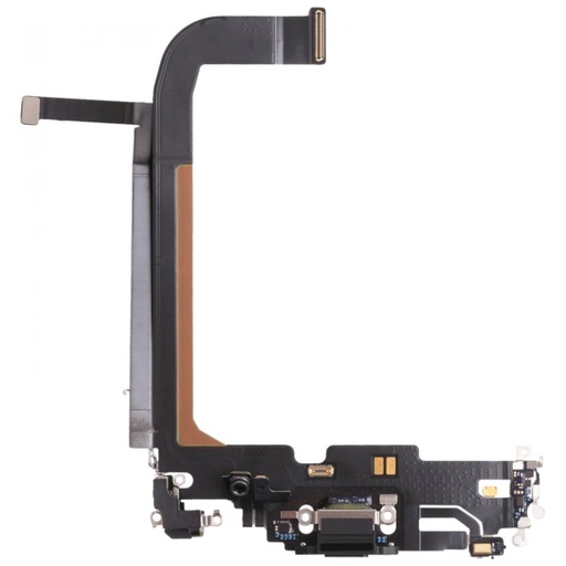 [X2368ライトニングコネクタ｜充電ポート] iPhone 13ProMax ドックコネクター 黒  取り外し品