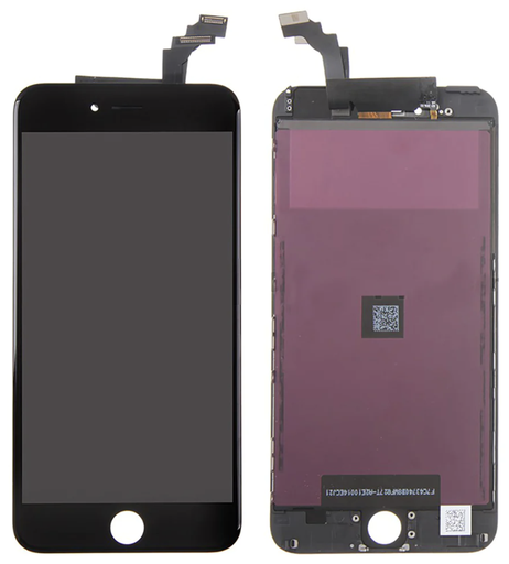 [X5076互換パネル｜液晶（廉価版）] iPhone 6P フロントパネル 黒｜互換品 (廉価版LCD)