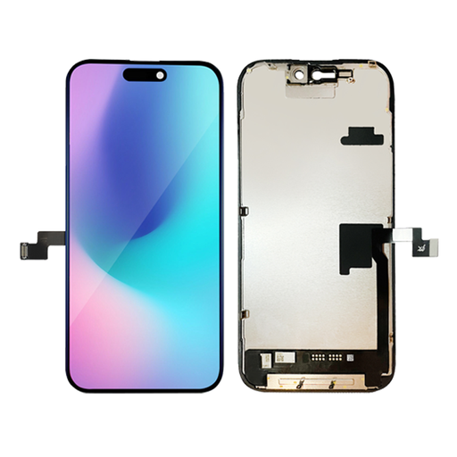 [X6546互換パネル｜液晶] iPhone 16Pro フロントパネル 黒｜互換品 LCD FHD 