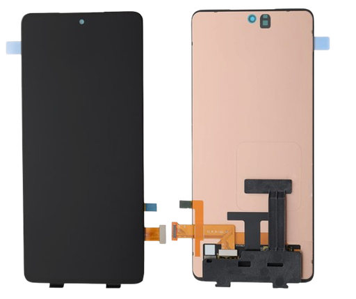 [X6599液晶｜LCD] （取り寄せ品 ）Galaxy A73 フロントパネル 黒 純正組立品