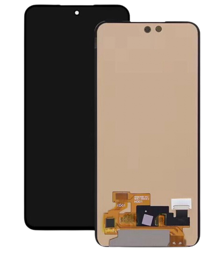 [X6600液晶｜LCD] （取り寄せ品 ）Galaxy S24 FE フロントパネル 黒 純正組立品