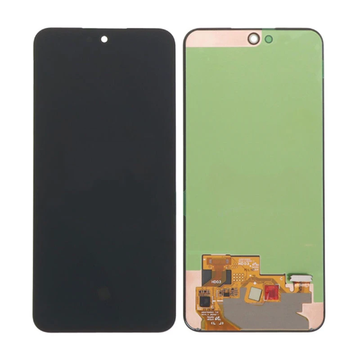 [X6604液晶｜LCD] （取り寄せ品 ）Galaxy A56 フロントパネル 黒 純正組立品