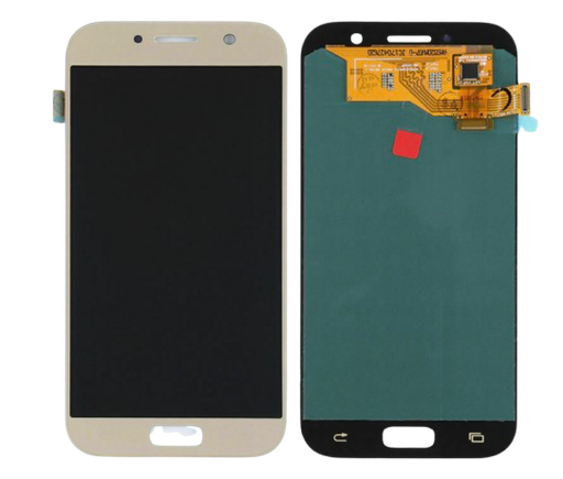 [X6617] （取り寄せ品）Galaxy A5（2017）「SM-A520F」フロントパネル 金   ｜再生品