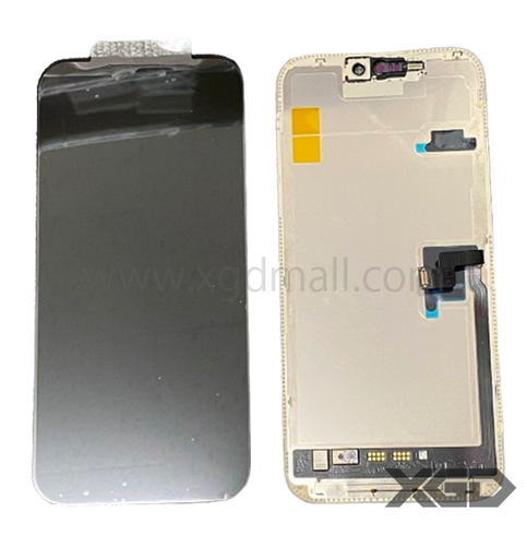 [X6632互換パネル｜液晶] iPhone 16Pro Max フロントパネル 黒｜互換品（SoftOLED）