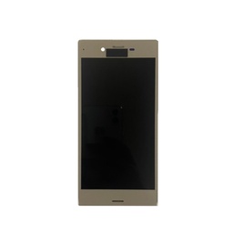 [X3022液晶/LCD] Xperia XZ フロントパネル 銀