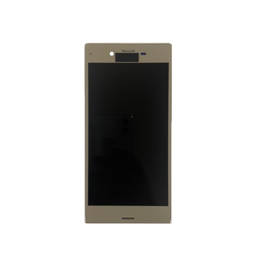 [X3022液晶｜LCD] Xperia XZ フロントパネル 銀｜再生品