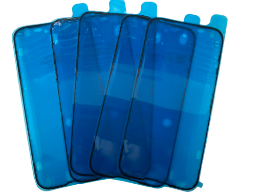 [X6679防水シール] iPhone 16 パネルシール  5枚セット 黒