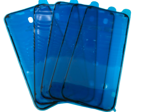 [X6681防水シール] iPhone 16 ProMax パネルシール  5枚セット 黒