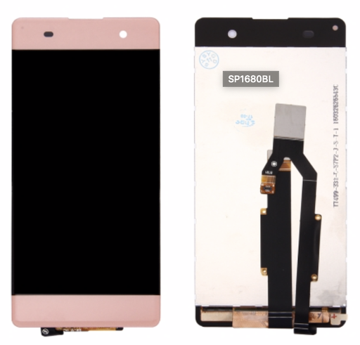 [X3012液晶｜LCD] Xperia XA フロントパネル ピンク｜再生品