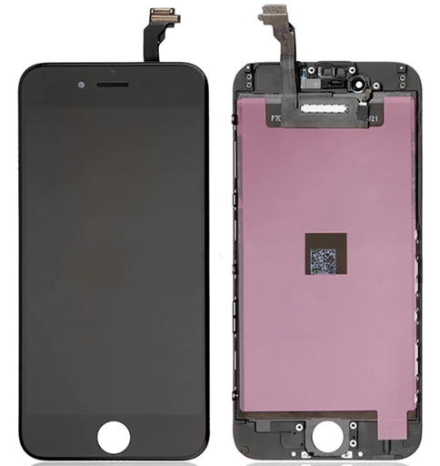 [X2050互換パネル｜液晶] iPhone 6G フロントパネル 黒｜互換品