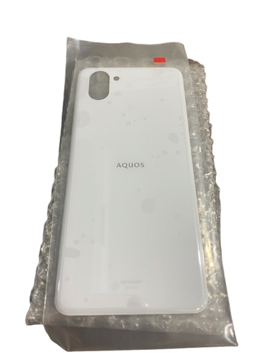 [X7229ﾊﾞｯｸﾊﾟﾈﾙ] AQUOS R3 バックパネル 白（レンズなし）