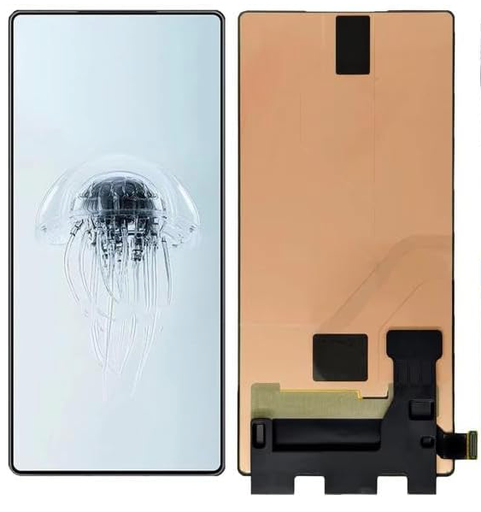 [X7439液晶] （取り寄せ品）ZTE nubia Z70 Ultra フロントパネル 黒｜純正組立品