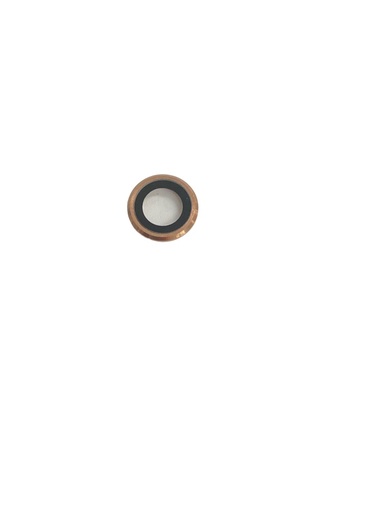 [X2579ｶﾒﾗﾚﾝｽﾞ] iPhone 6P｜6SP カメラレンズ 枠有 ローズゴールド